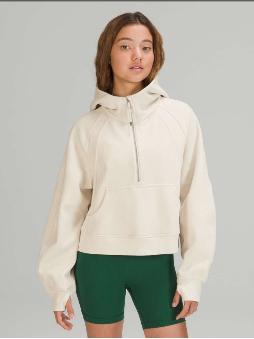 LULULEMON Scuba Oversized Half-Zip Hoodie
White Opal Size XS/S